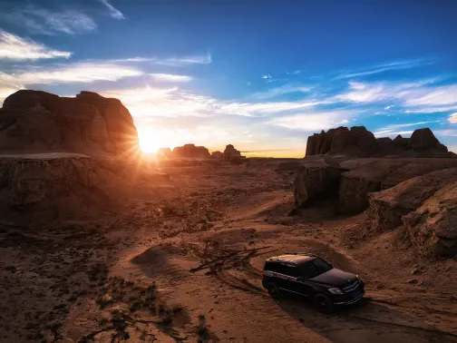 克拉瑪依觀賞日落