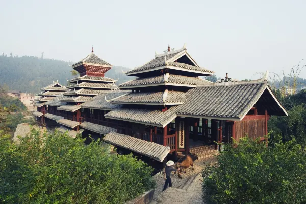 Liping Zhaoxing Landscape Cloud Sky Resort