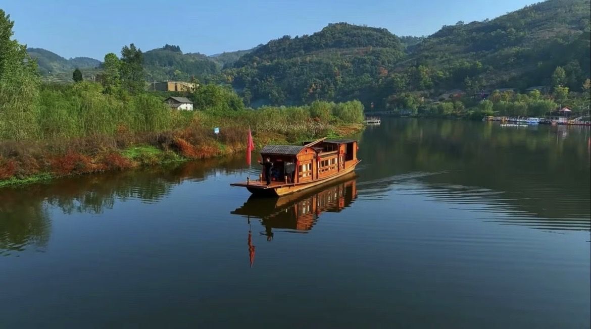 Peach Blossom Island Rammed Earth Town Scenic Area