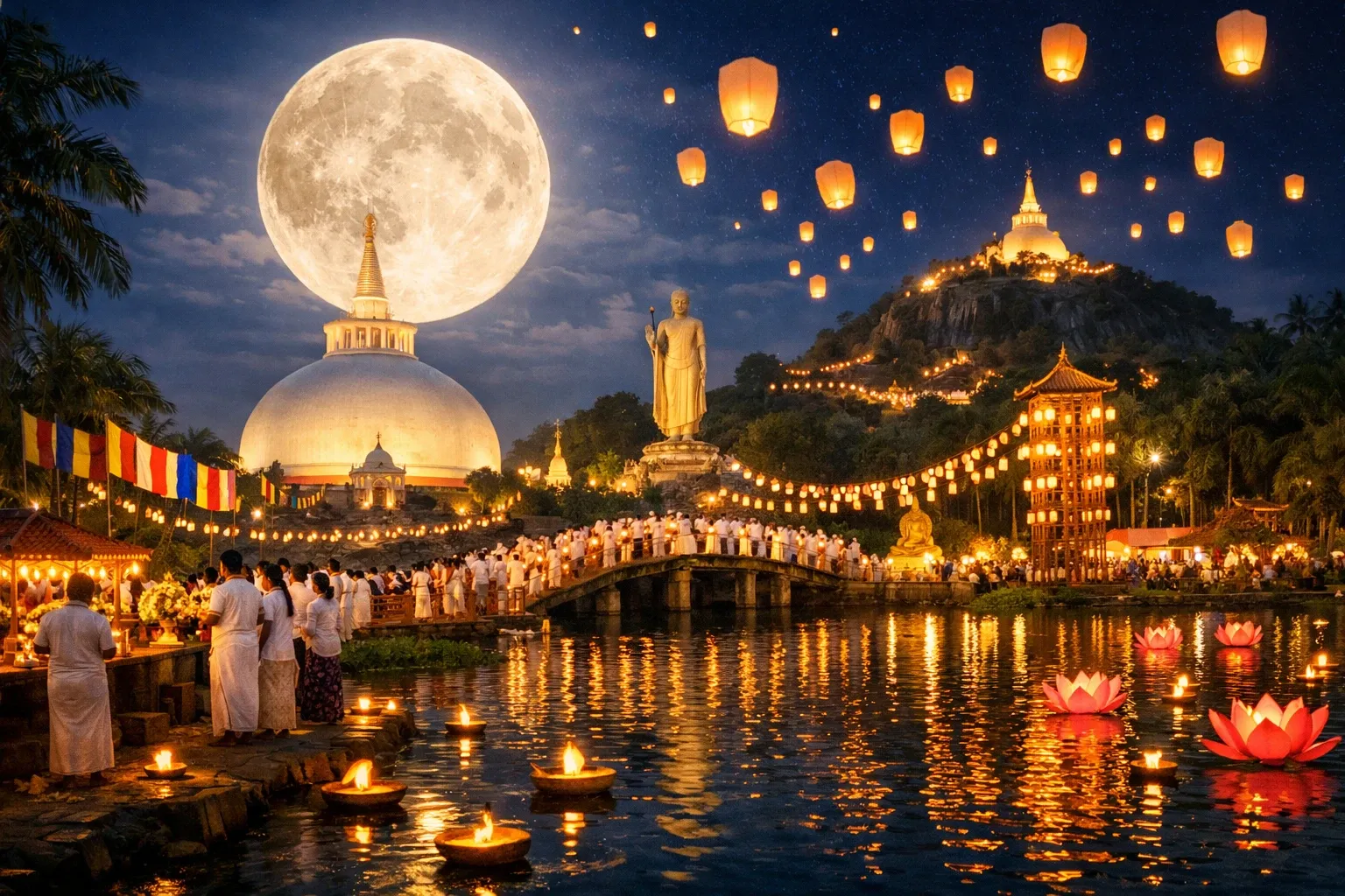 Poson Full Moon Poya Day | Anuradhapura