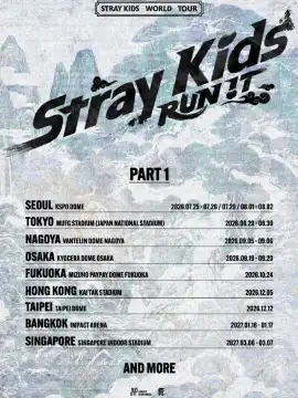 日本名古屋 · Stray Kids 2026《RUN IT》世界巡演
