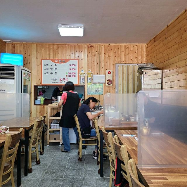 강릉 앞으로 회국수는 여기서만 먹기!