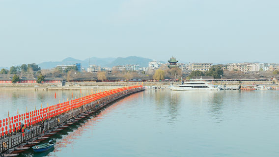 Floating Bridge, Langzhong Ancient City