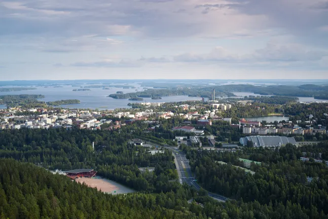 Flug nach Kuopio