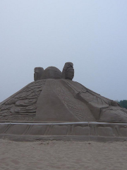 Huanglang Tide Watching Sand Sculpture, Taizhou