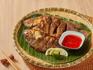 Chicken inside Coconut