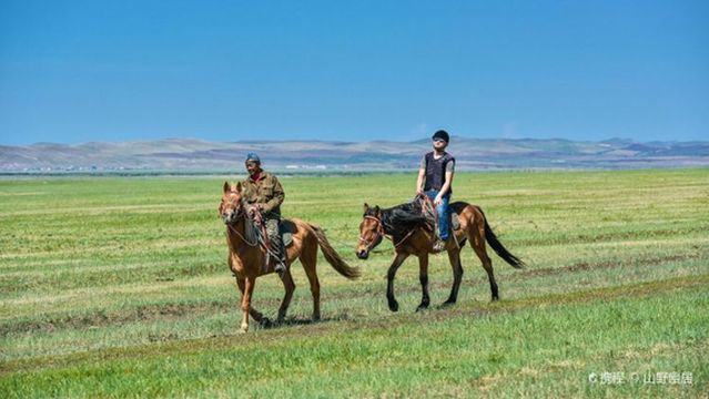Manzhouli City Black Steed Horse Riding Field