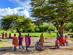 肯尼亞馬賽村落