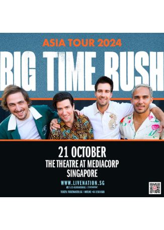 Big Time Rush Asia Tour 2024 in Singapore｜Concert｜The Theatre at Mediacorp | Singapore