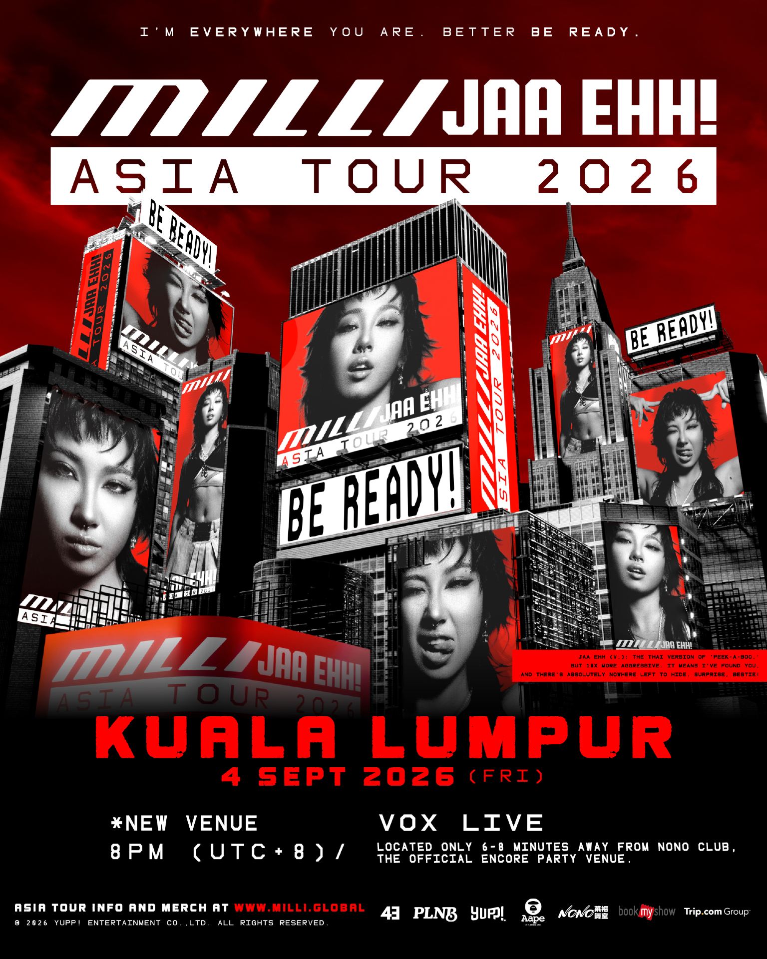 Kuala Lumpur | MILLI JAA EHH! ASIA TOUR 2026 - KUALA LUMPUR | Vox Live Kuala Lumpur