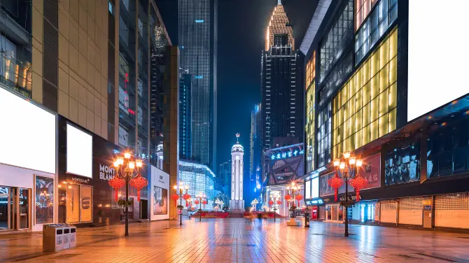 3_ถนนคนเดิน Jiefangbei