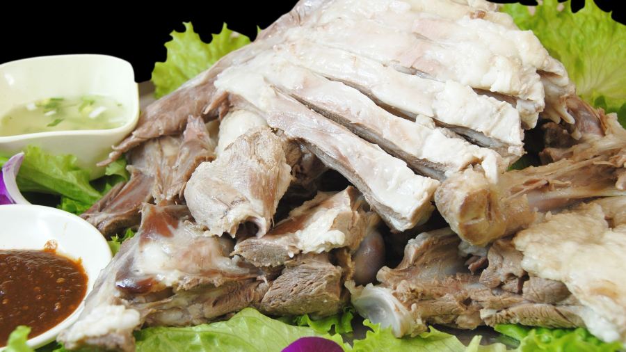 乌勒吉羊粪火自煮手扒肉饭店