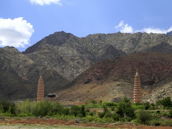 Double Pagodas at Baisikou