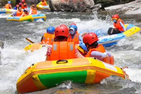 Wanfoshan Dalongtan Canyon Rafting