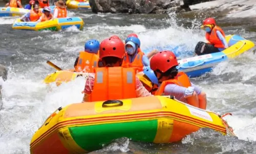 Wanfoshan Dalongtan Canyon Rafting