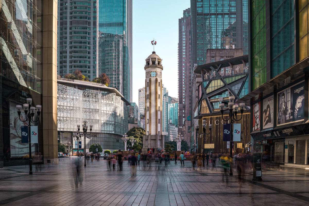 Jiefangbei Pedestrian Street