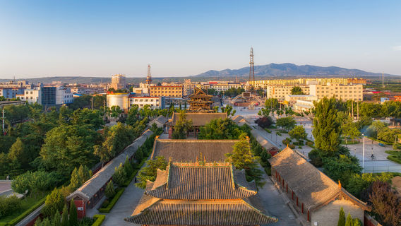 Feiyunlou Scenic Area in Wanrong County