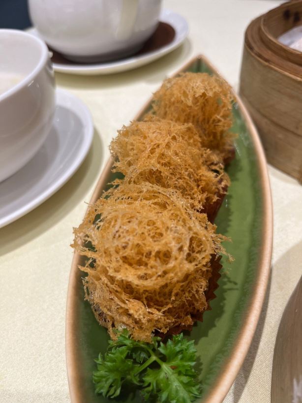 蜂巢炸芋盒