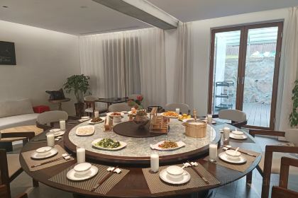 金寨秋雲·翔園攬山民宿·餐廳