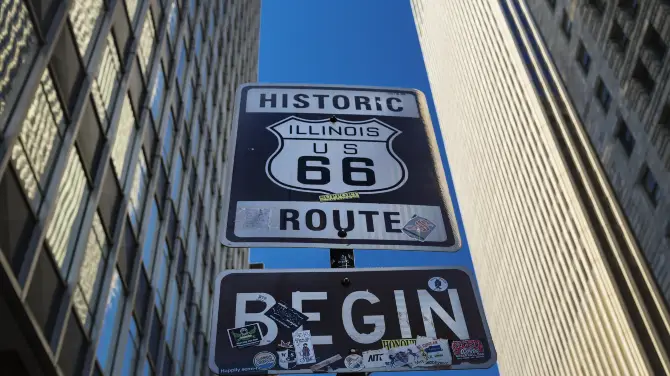 4_66號公路起點牌