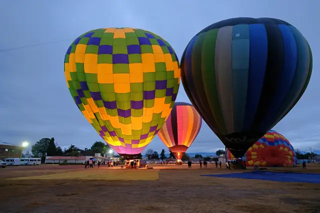 Hot air ballooning in Mexico