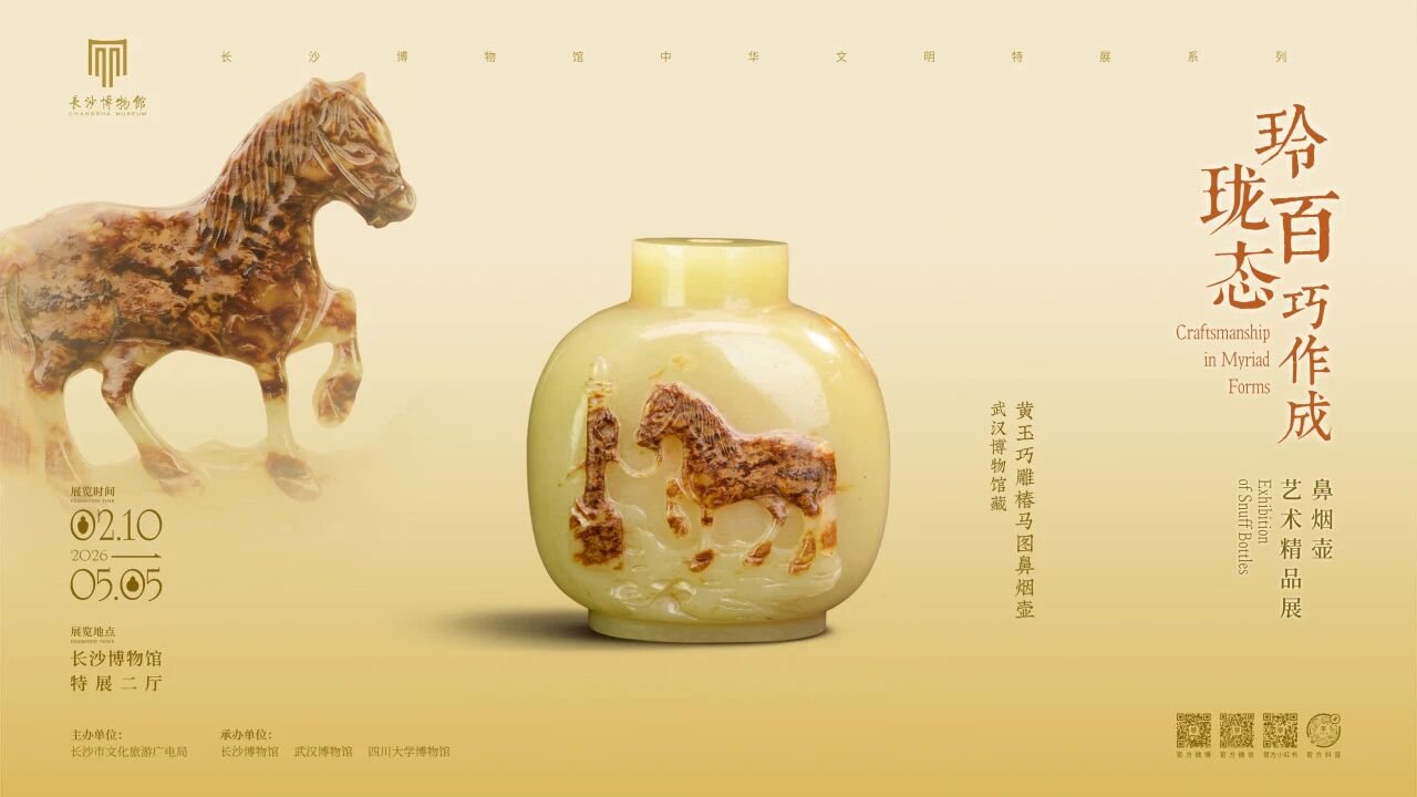 《玲瓏百態巧作成》鼻煙壺藝術精品展 | 長沙市博物館