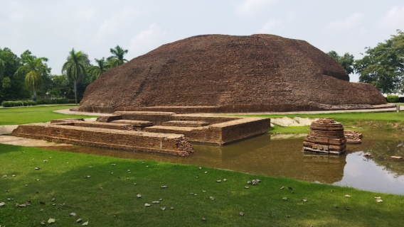 The Ramabhar Buddhist Stupa - Kushinagar District, Uttar Pradesh, India
