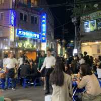 만선호프에서 시원한 생맥주랑 노가리!