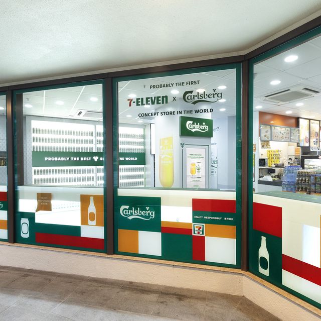 愉景灣7-Eleven x 嘉士伯概念店，全港唯一一間！