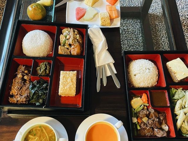 Good bed, good food I’m perfect