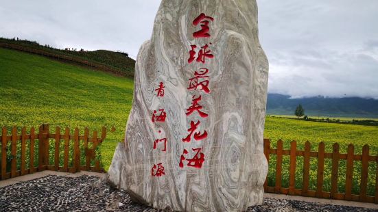 油菜花观花台景色不错，全球最美花海，视野开阔，花海很美很漂亮