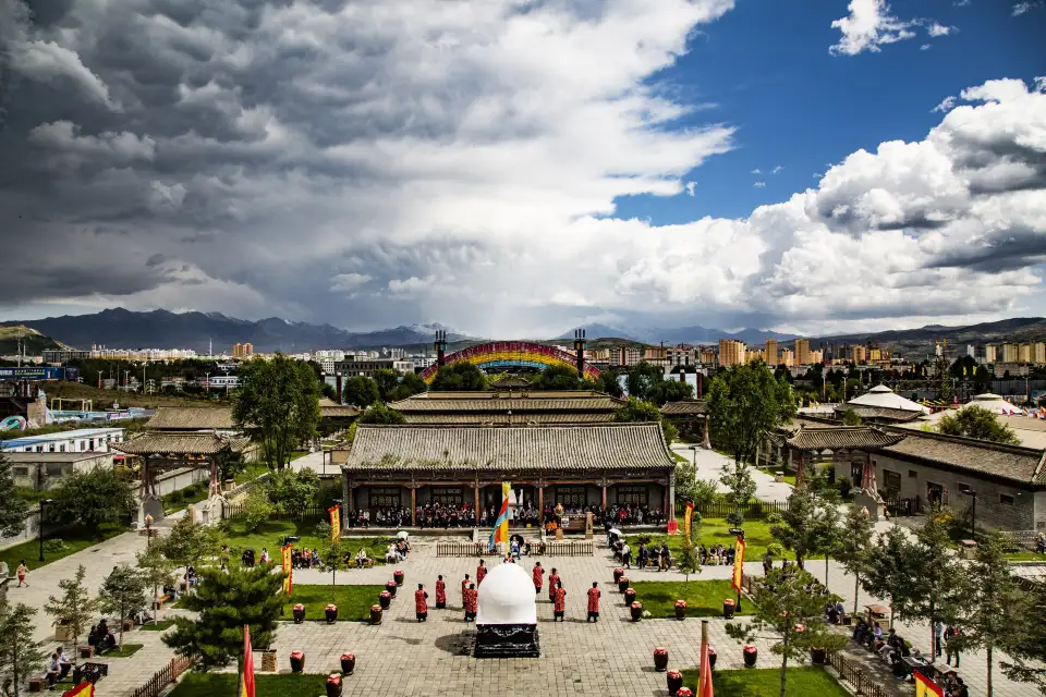 5_Tu Nationality Hometown Park Scenic Area In Huzhu County of Qinghai