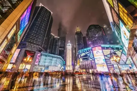 Jiefangbei Pedestrian Street