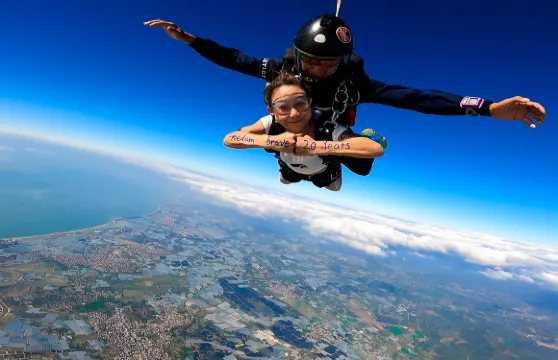 樂東鶯歌海跳傘基地跳傘體驗+第三方攝像成人