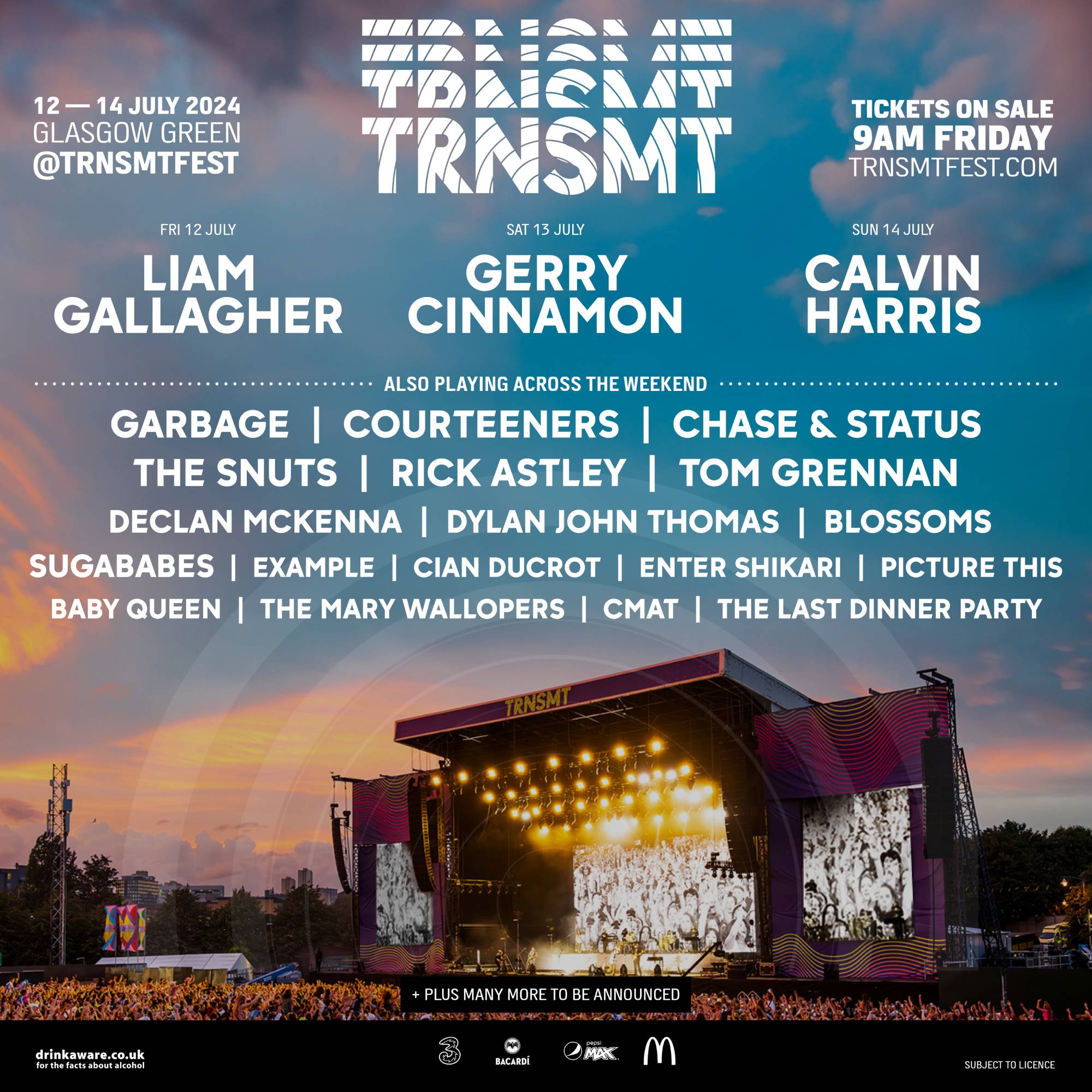 【英國格拉斯哥】TRNSMT Festival 2024音樂節 | 格拉斯哥綠色公園