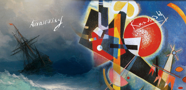 Aivazovsky // Kandinsky living canvases | Moscow