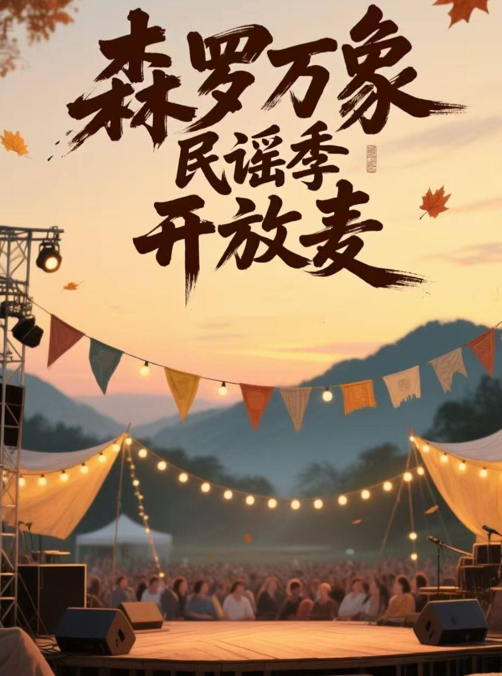 天津 · 森羅萬象民謠音樂開放麥演唱會 | 戲夢時空藝術空間（世紀都會店）