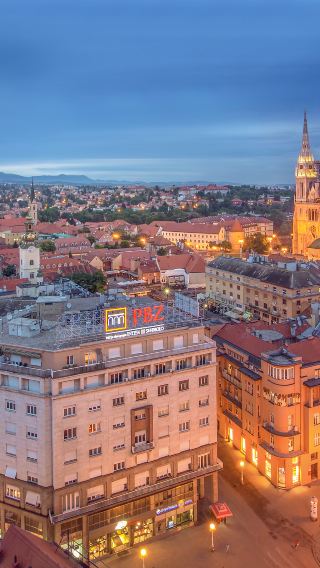 1-day private charter tour to Plitvice Lakes National Park + Lotrscak Tower + Upper Town + Art Gallery