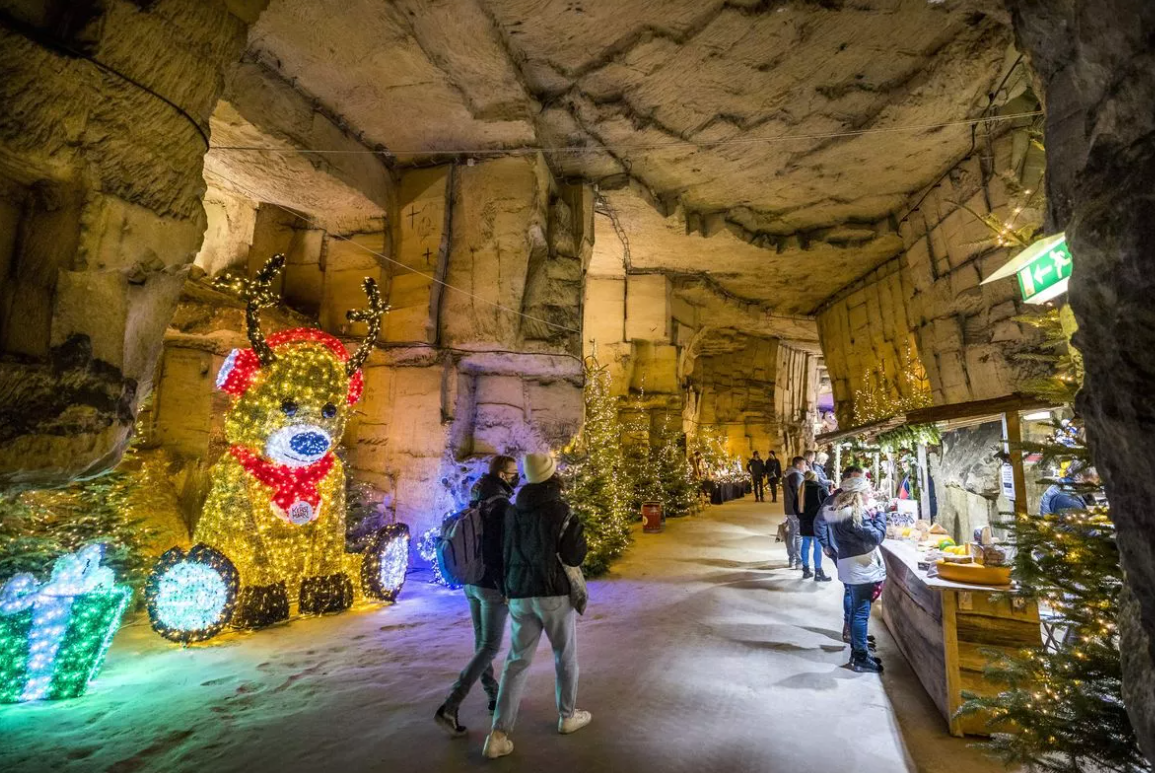 Valkenburg Cave Christmas Market in the Netherlands | Valkenburg