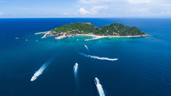 [Carro exclusivo Trip] Passeio de um dia na Ilha Feniezhou em Sanya (ingresso de ida e volta + bilhete de barco + Teatro Marinho)