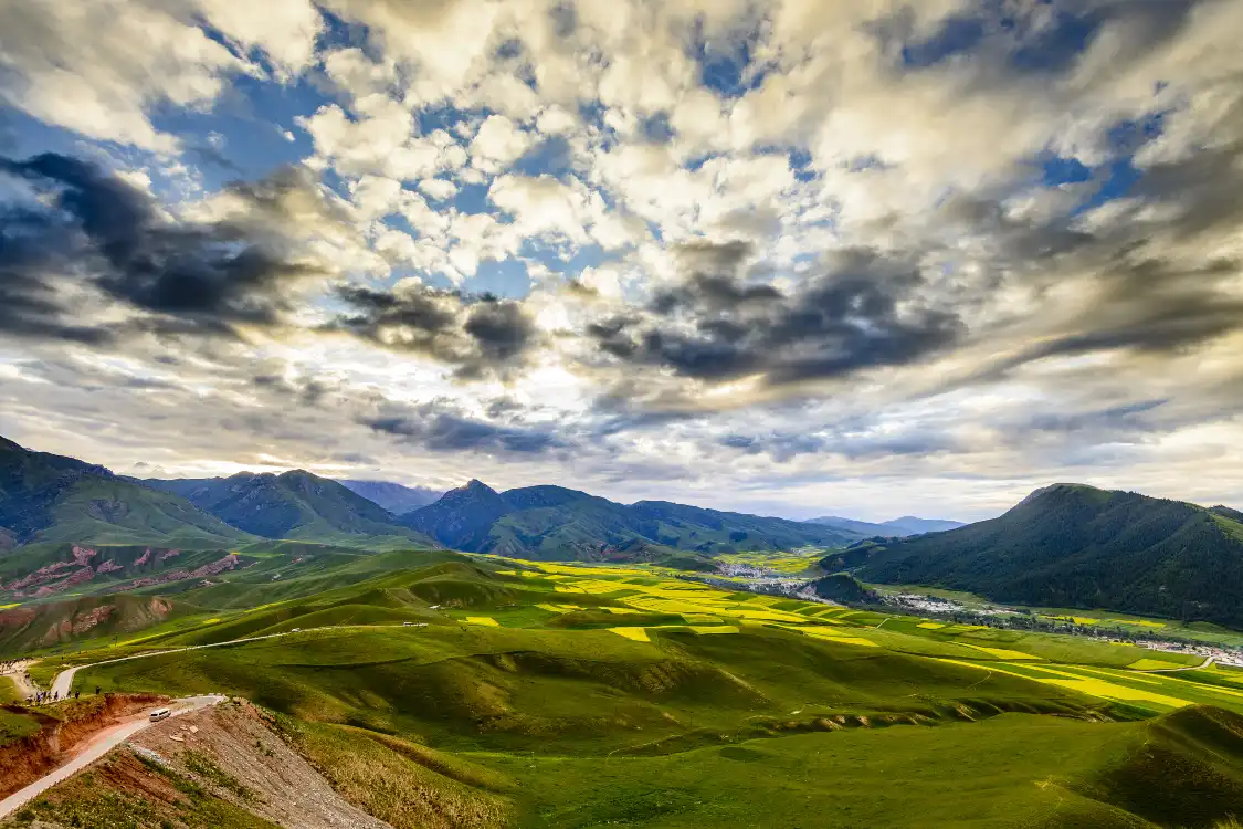 기련산초원 주변 호텔