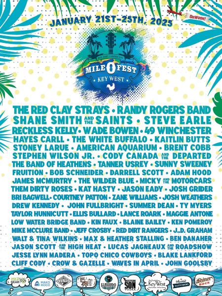 美國基韋斯特 · Mile 0 Fest 2025音樂節 | Truman Waterfront Park