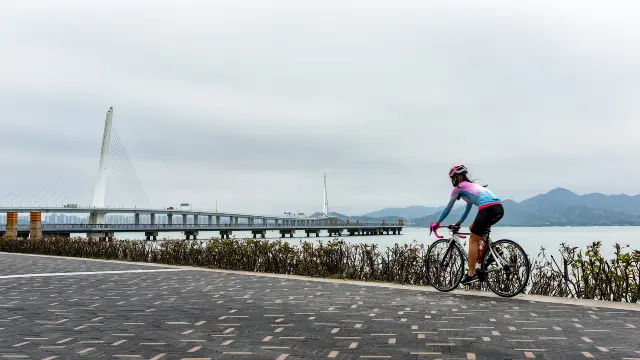 Coastal Cycling Path in Shenzhen
