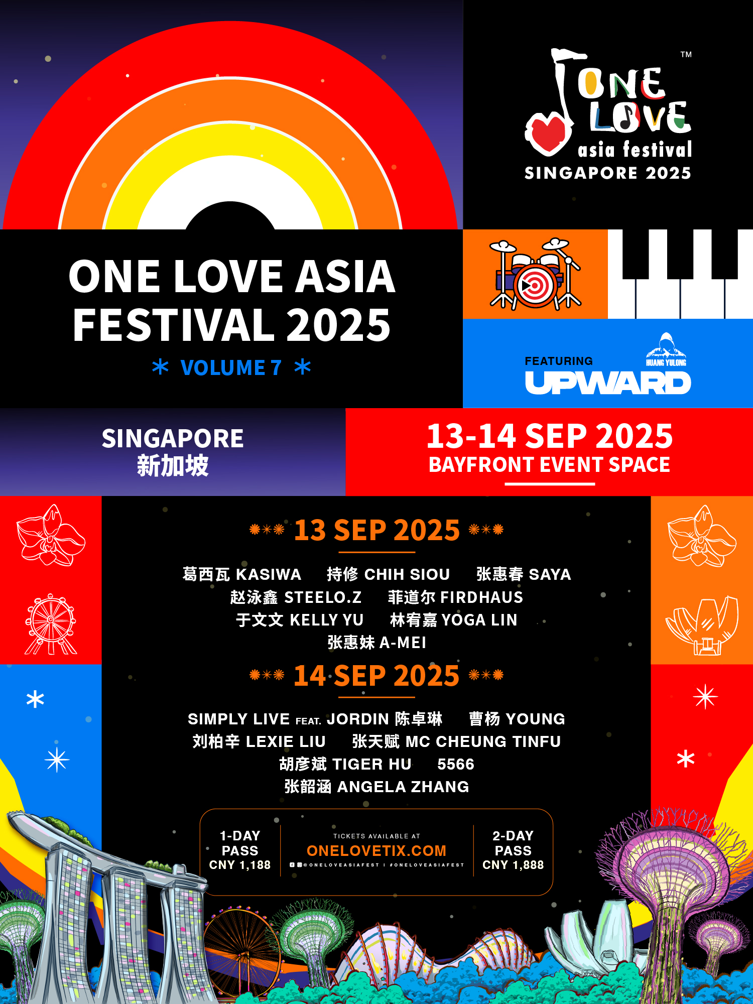 Singapore | ONE LOVE ASIA FESTIVAL SINGAPORE 2025 | Bayfront Event Space
