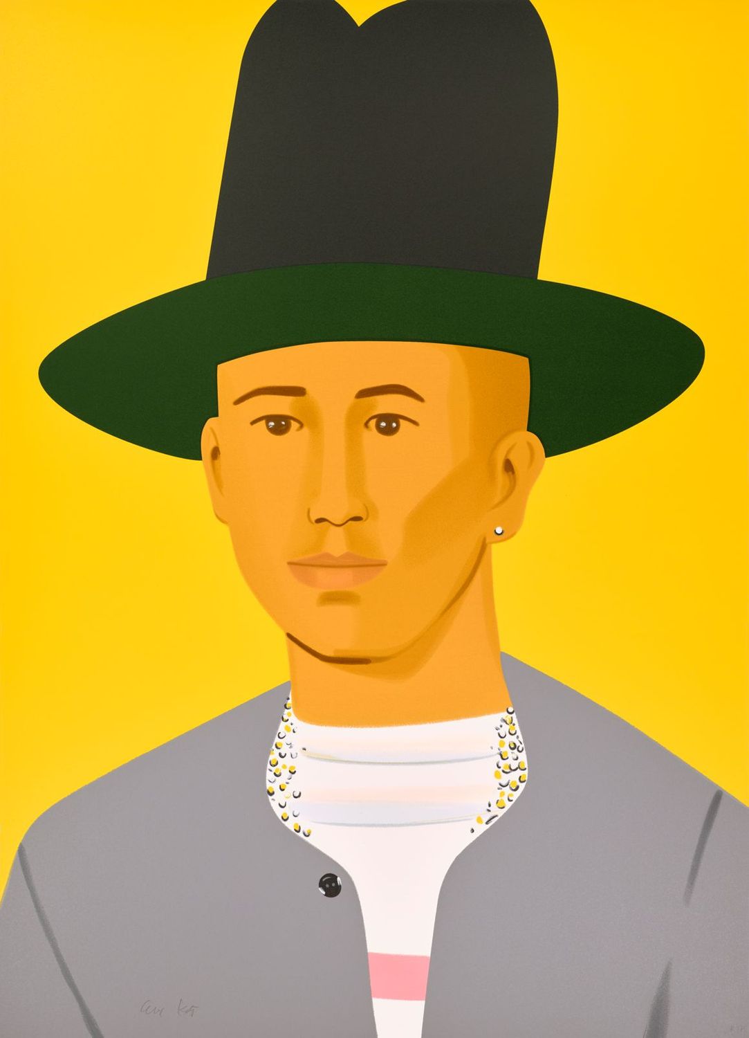 Alex Katz The Creative Director (Pharrell) | FRANK FLUEGEL GALERIE | FRANK FLUEGEL GALERIE