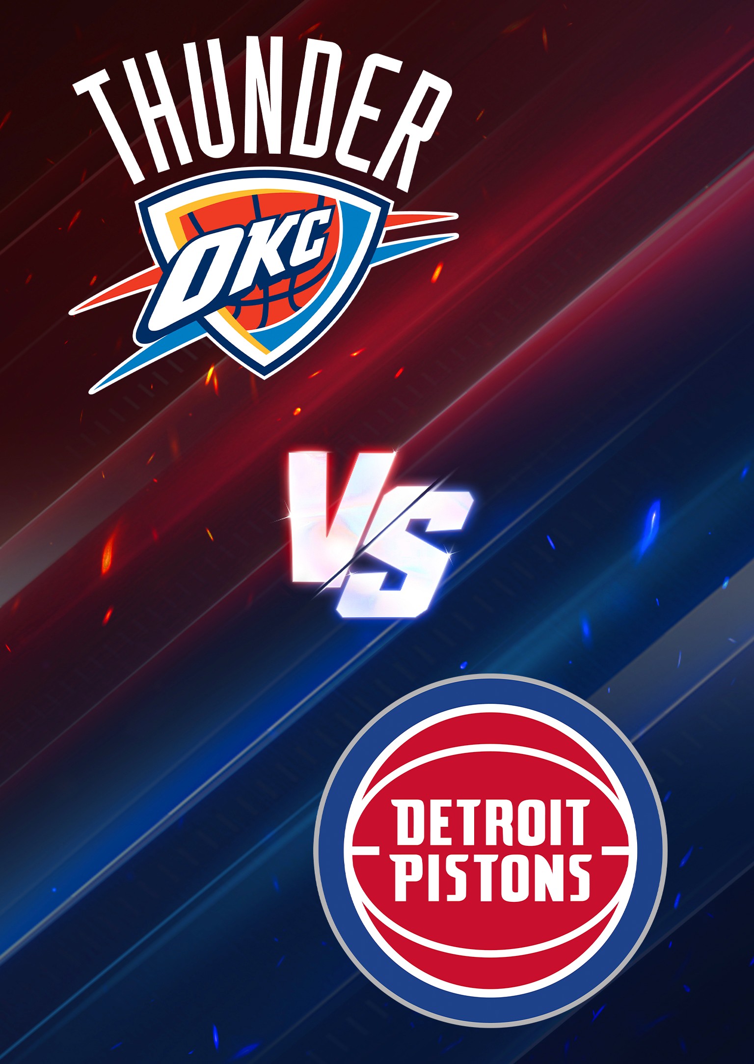 Detroit Pistons at Oklahoma City Thunder | Oklahoma City