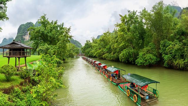 Mingshi River Bamboo Raft Tour