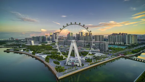 Shenzhen Private 1-Day Tour: Window of the World, Bay Light Ferris Wheel, Happy Harbor