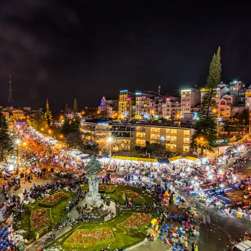 Popular Night Attractions in Dalat