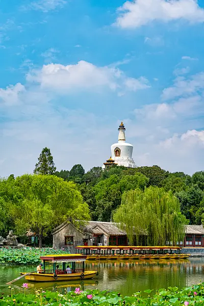北京園林乘船遊湖